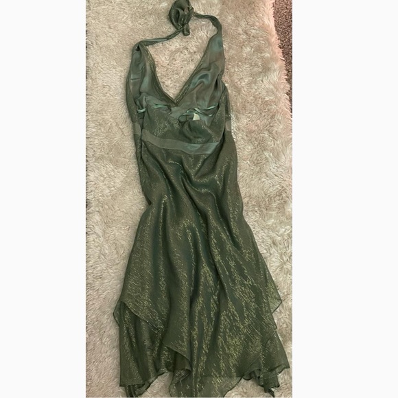 Vintage sage green dress! Size S/M - Picture 3 of 3
